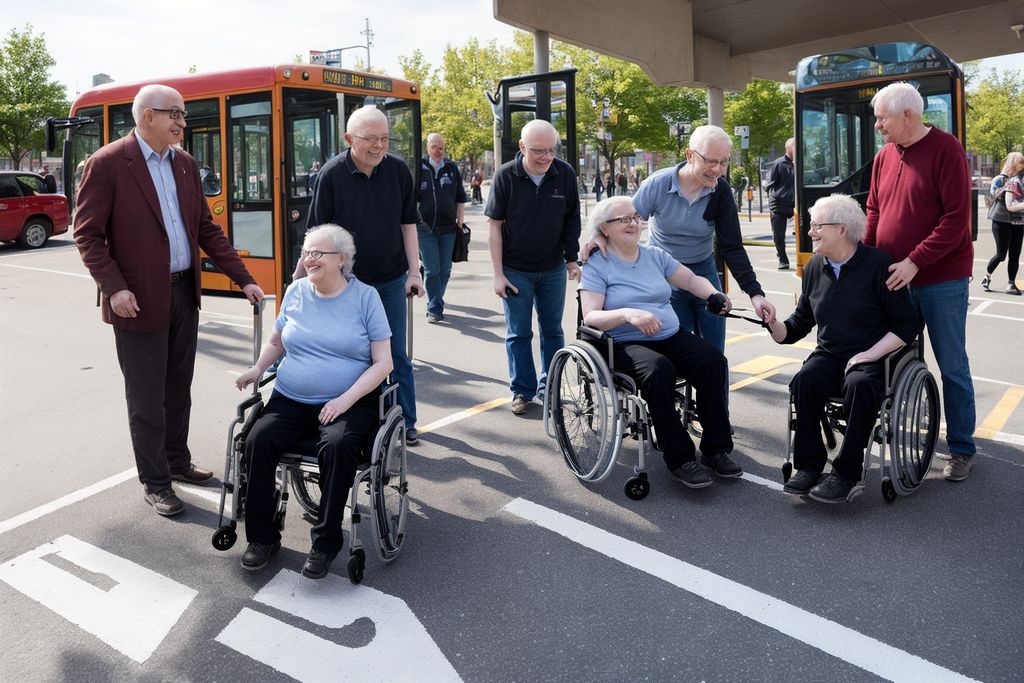 תמונה זו נוצרה על ידי NOVITA בינה מלאכותית הסעות לאנשים עם מוגבלויות