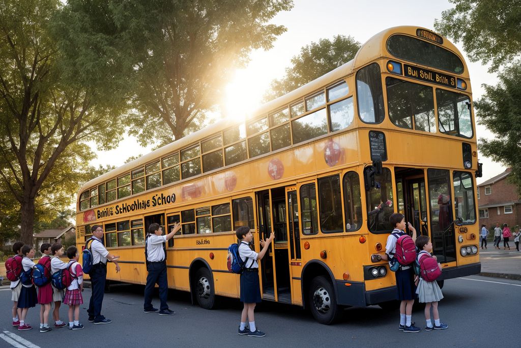 תמונה זו נוצרה על ידי NOVITA בינה מלאכותית נהג בית ספר