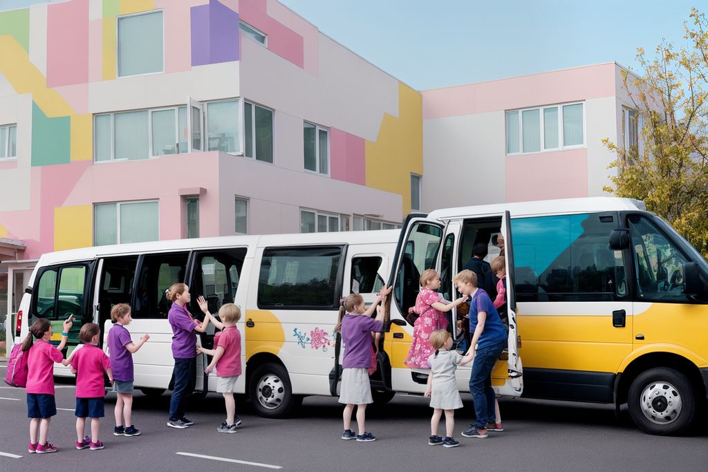 תמונה זו נוצרה על ידי NOVITA בינה מלאכותית הסעות ילדים לגנים