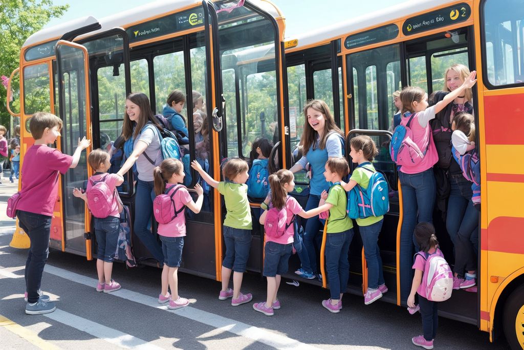 תמונה זו נוצרה על ידי NOVITA בינה מלאכותית הסעות ילדים לגנים