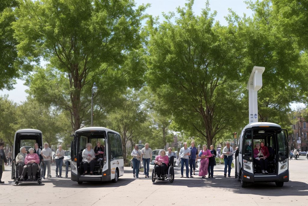 תמונה זו נוצרה על ידי NOVITA בינה מלאכותית הסעות לנכים עם מעלון