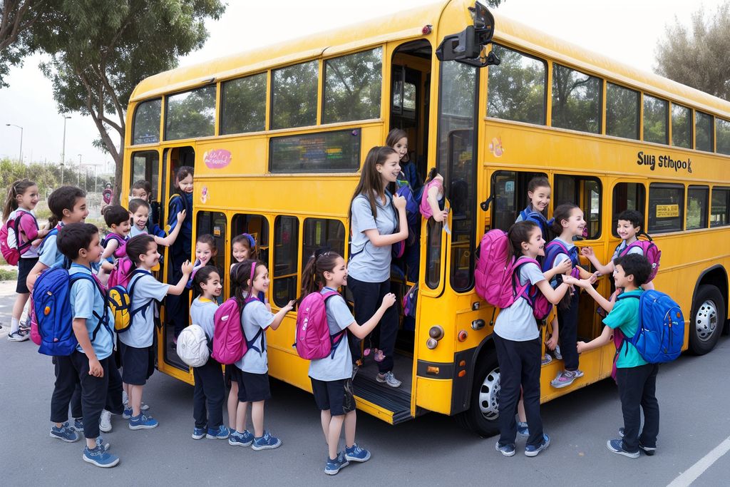 תמונה זו נוצרה על ידי NOVITA בינה מלאכותית הסעות לצהרונים