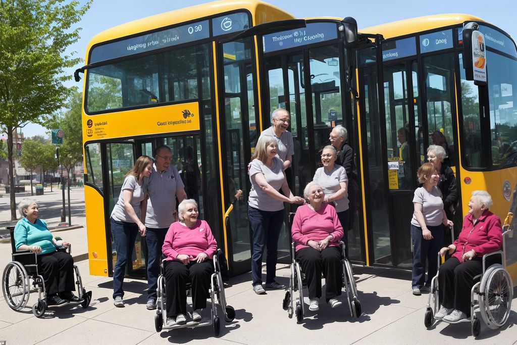 תמונה זו נוצרה על ידי NOVITA בינה מלאכותית הסעות לנכים עם מעלון